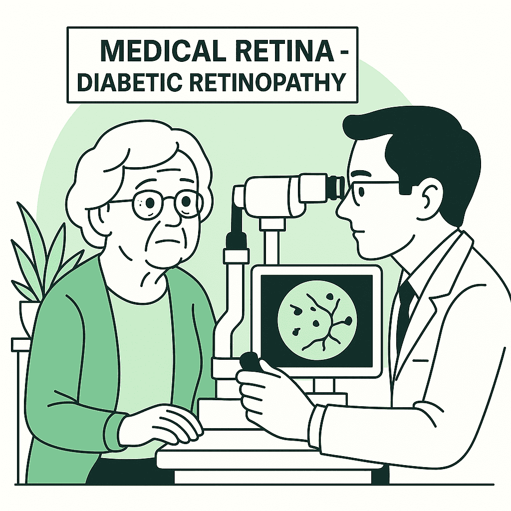 Medical retina-diabetic retinopathy